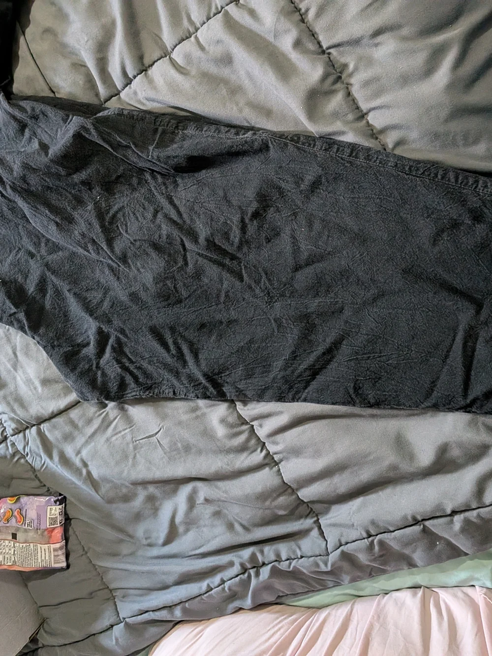 Black Kids Drawstring Bottoms
